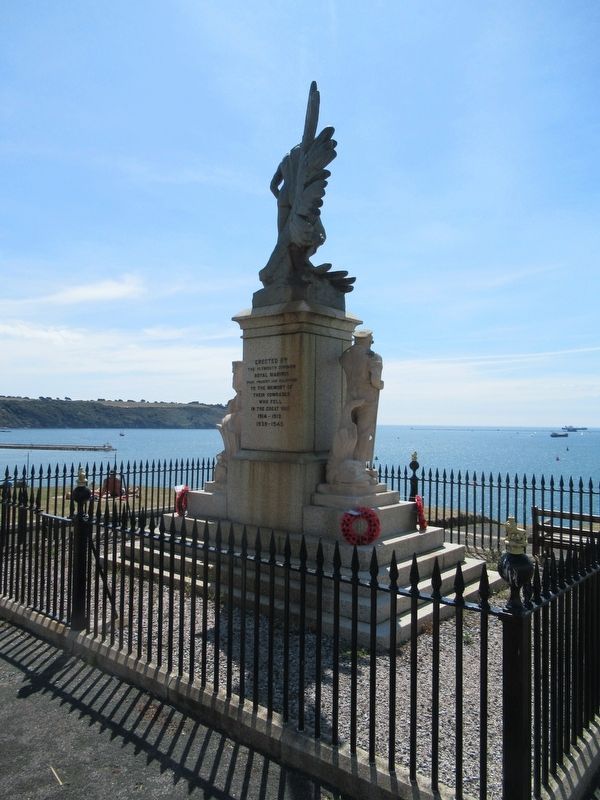 Royal Marines Memorial. Click for full size. Royal Marines Memorial image. Click for full size.