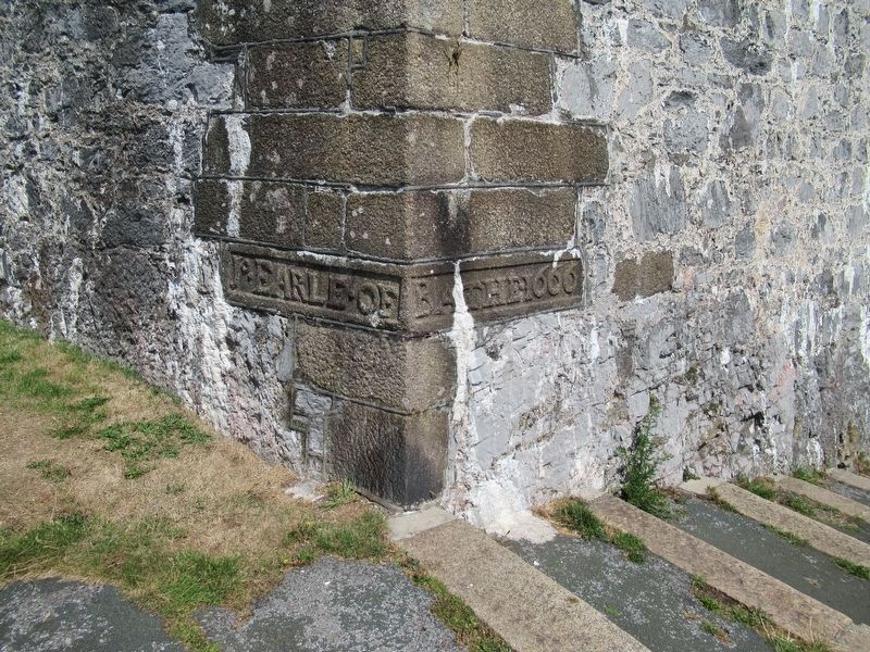 Plymouth Royal Citadel Foundation Stone. image. Click for full size.