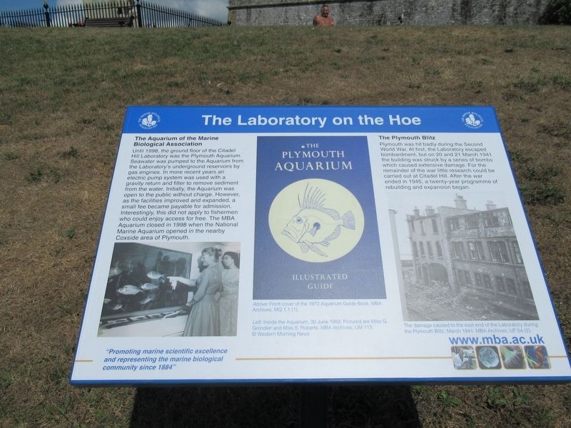 The Laboratory on the Hoe Marker. Click for full size. The Laboratory on the Hoe Marker image. Click for full size.