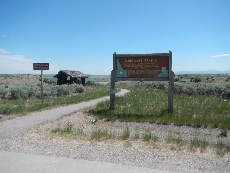 Emigrant Trails Marker. Click for full size. Emigrant Trails Marker image. Click for full size.