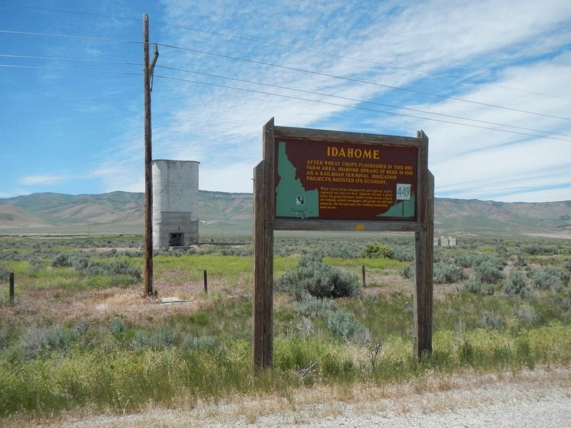 Idahome Marker. Click for full size. Idahome Marker image. Click for full size.