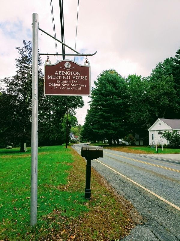 Abington Meeting House Marker. Click for full size. Abington Meeting House Marker image. Click for full size.