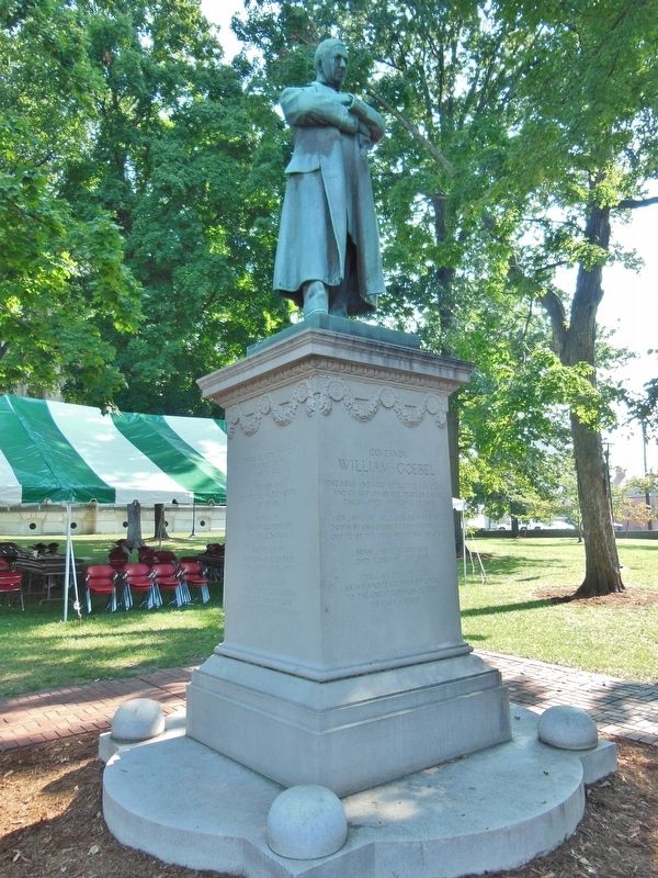 Governor William Goebel Monument image. Click for full size.