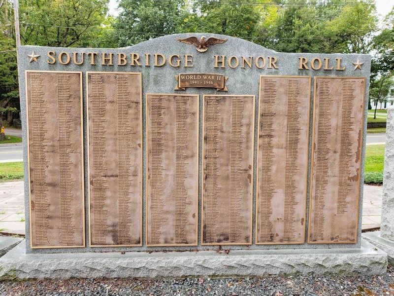 Southbridge Honor Roll - back panel. Click for full size. Southbridge Honor Roll - back panel image. Click for full size.