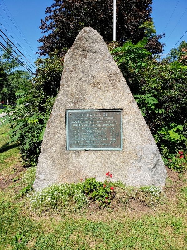 Town of Woodstock War Memorial image. Click for full size.