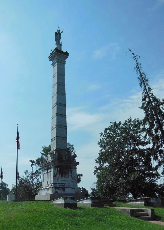 Kentucky War Memorial (<i>front view from near marker</i>) image. Click for full size.