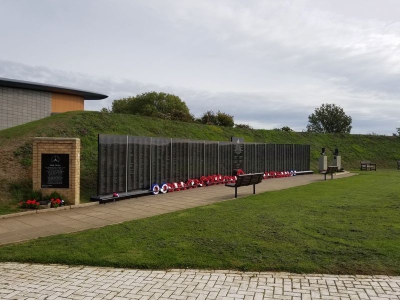 Battle of Britain Memorial Wall image. Click for full size.