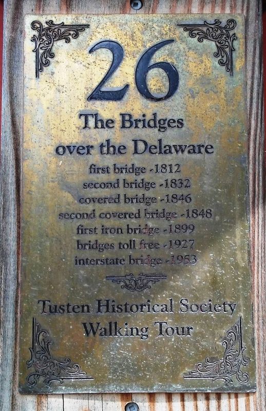 The Bridges over the Delaware Marker image. Click for more information.