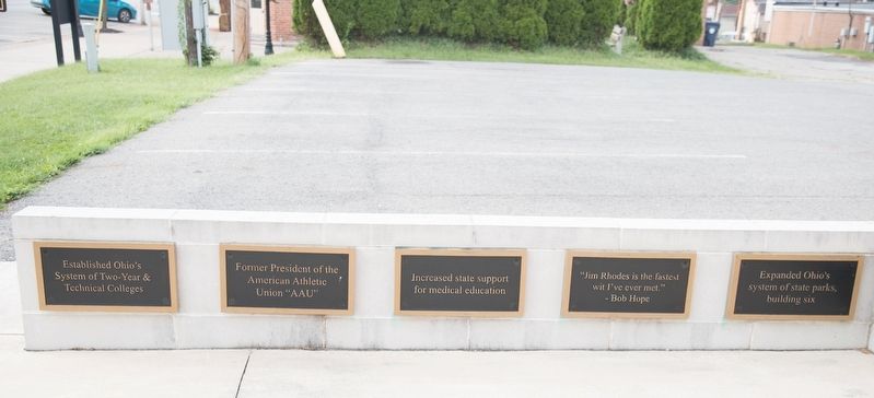 Tablets on left wall of the memorial. Click for full size. Tablets on left wall of the memorial image. Click for full size.