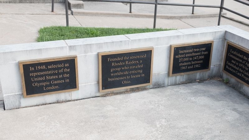 Tablets on right and front walls of the memorial. Click for full size. Tablets on right and front walls of the memorial image. Click for full size.