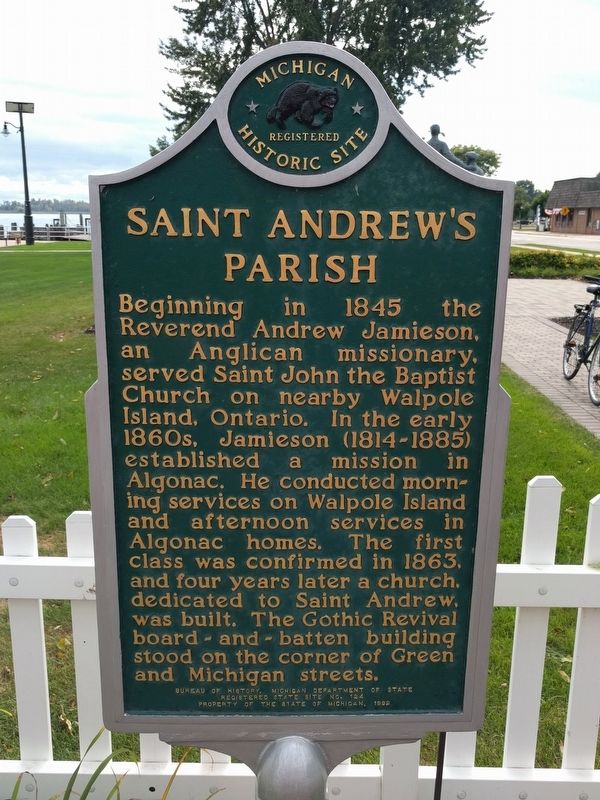 Saint Andrew's Parish / Saint Andrew's Church Marker image. Click for full size.
