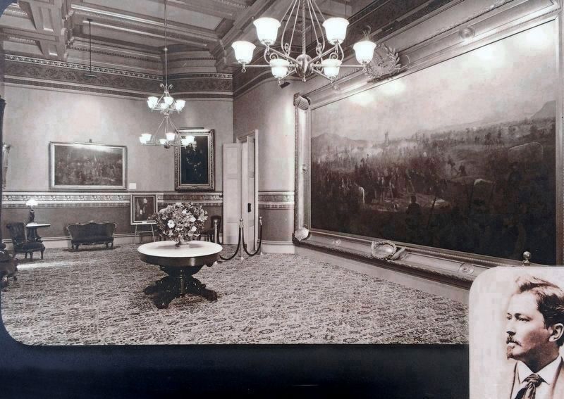 In the Cedar Creek Room of the Vermont Statehouse in Montpelier image. Click for full size.