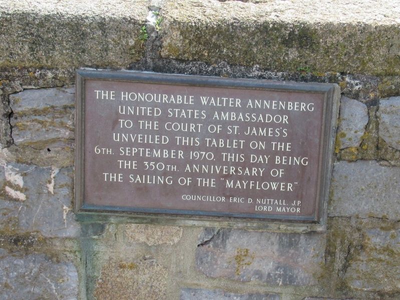 350th Anniversary of the Mayflower Marker image. Click for full size.