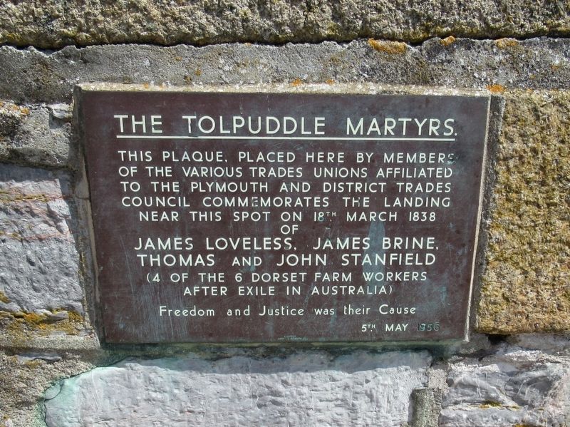 The Tolpuddle Martyrs Marker image. Click for full size.