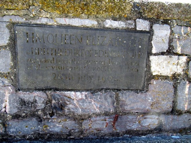 Royal Visit Marker. Click for full size. Royal Visit Marker image. Click for full size.