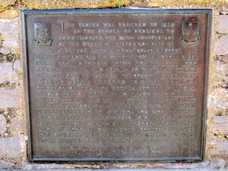 Wreck of the “Sea Venture” Marker image. Click for full size.
