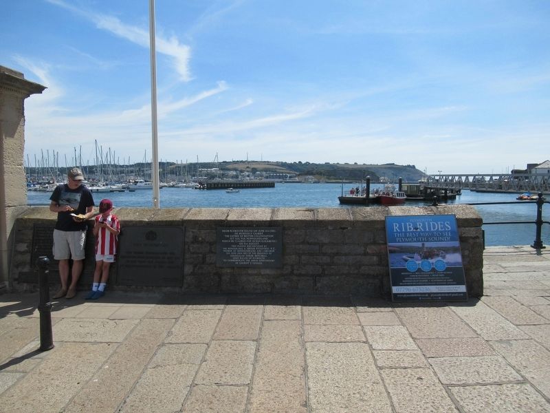 Sir Humphey Gilbert�s Voyage Marker image. Click for full size.