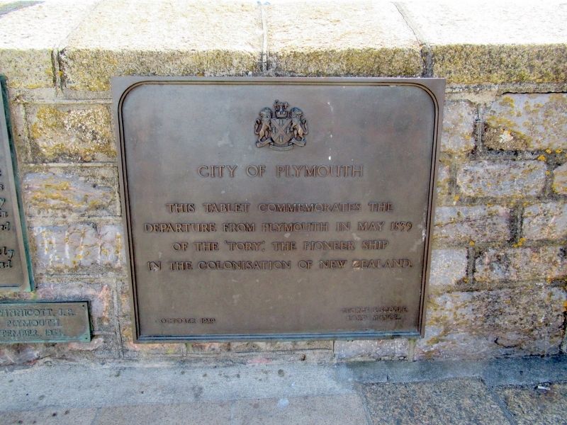 Departure of the Tory Marker. Click for full size. Departure of the Tory Marker image. Click for full size.