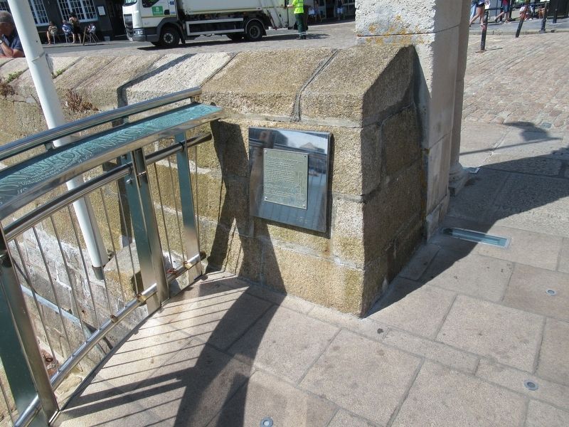 Pilgrims Point - The Mayflower Steps Marker. Click for full size. Pilgrims Point - The Mayflower Steps Marker image. Click for full size.