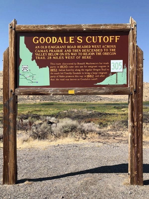 Goodale's Cutoff Marker image. Click for full size.
