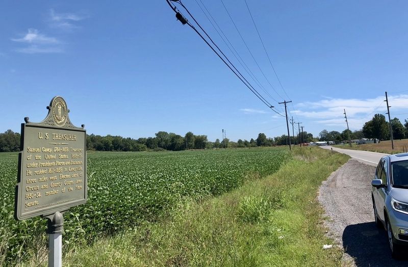 View from marker towards Sturgis. image. Click for full size.