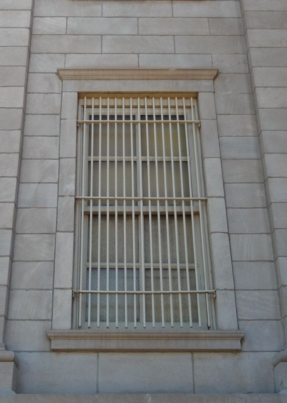 Hyde County Courthouse South Dakota (<i>window bars detail</i>) image. Click for full size.