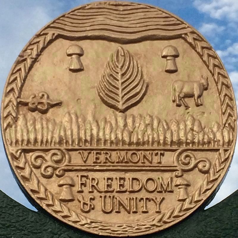 State Seal of Vermont<br>Freedom & Unity image. Click for full size.