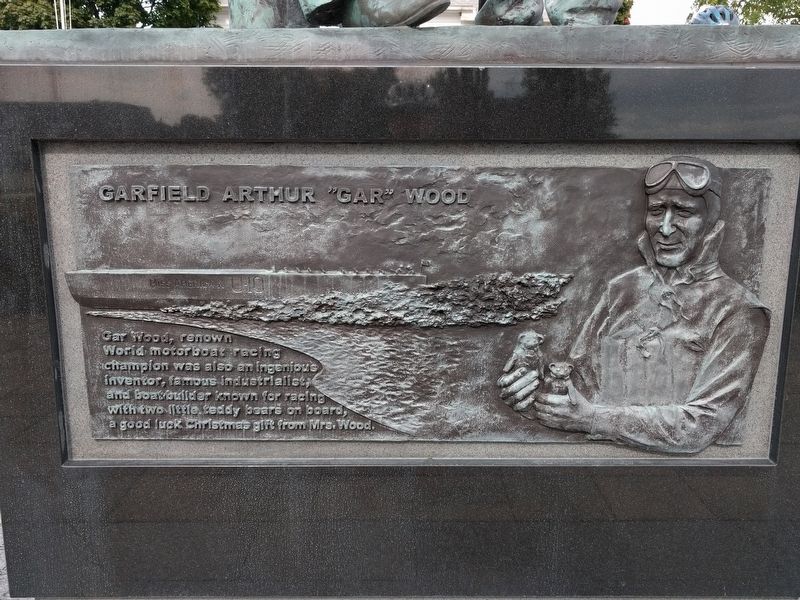 Christopher Columbus Smith / Garfield A. "Gar" Wood Marker image. Click for full size.