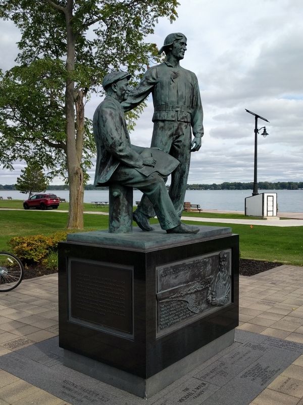 Christopher Columbus Smith / Garfield A. "Gar" Wood Marker image. Click for full size.