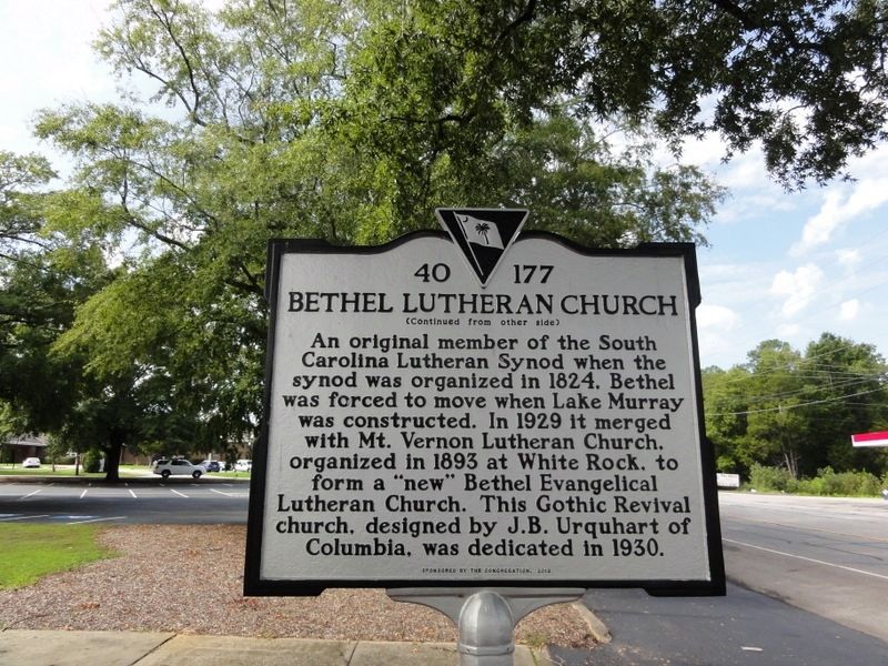 Bethel Lutheran Church Marker image. Click for full size.