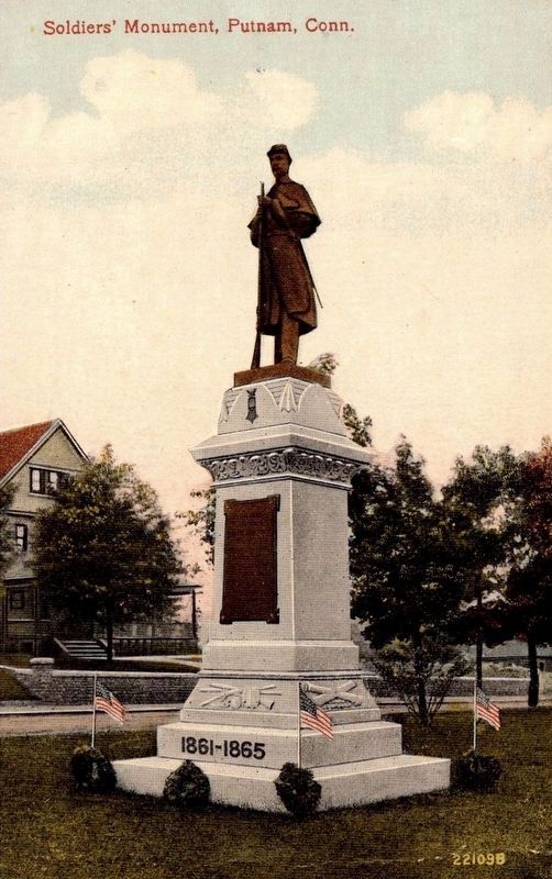 <i>Soldiers' Monument, Putnam, Conn.</i>. Click for full size. <i>Soldiers' Monument, Putnam, Conn.</i> image. Click for full size.