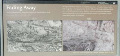 Fading Away Marker. Click for full size. Fading Away Marker image. Click for full size.
