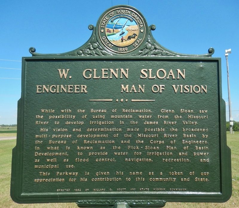 W. Glenn Sloan Marker image. Click for full size.
