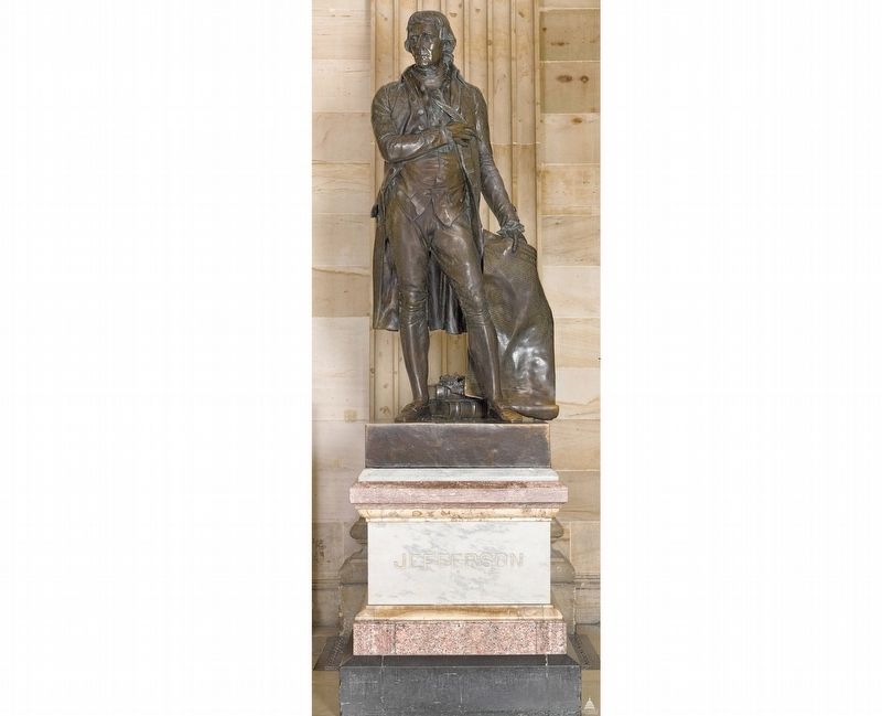 Uriah Phillips Levy Gift of Thomas Jefferson Statue image. Click for full size.