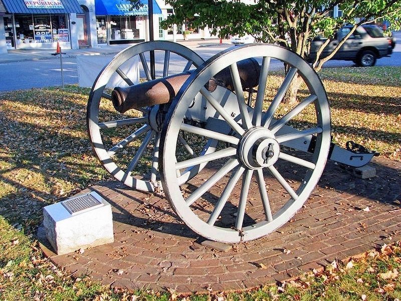 Older photo showing the previous carriage and wheels, which are now being replaced. image. Click for full size.