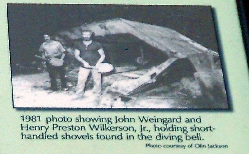 Shovels Found In The Diving Bell. Click for full size. Shovels Found In The Diving Bell image. Click for full size.