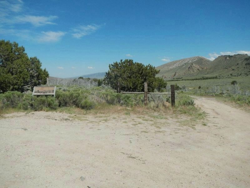 Passing Through Marker and Trails Junction. Click for full size. Passing Through Marker and Trails Junction image. Click for full size.