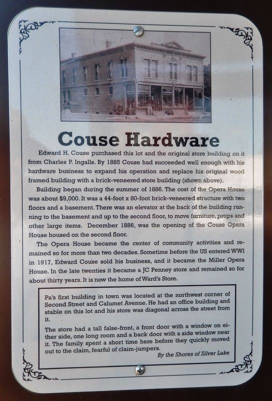 Couse Hardware Marker image. Click for full size.