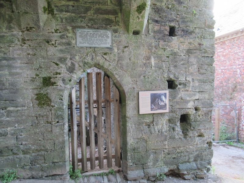 Dooms-Dale Launceston Castle Marker. Click for full size. Dooms-Dale Launceston Castle Marker image. Click for full size.
