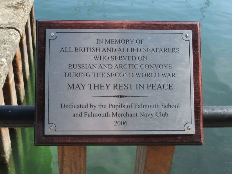 Russian Convoy Memorial. Click for full size. Russian Convoy Memorial image. Click for full size.