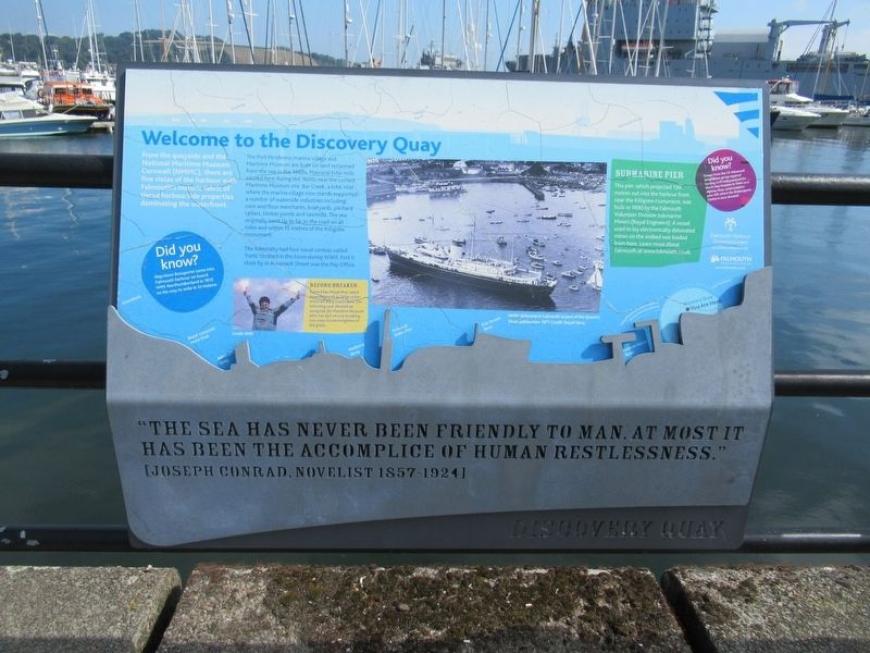 Discovery Quay Marker. Click for full size. Discovery Quay Marker image. Click for full size.