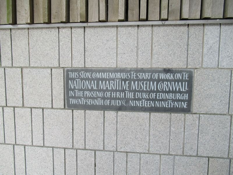 National Maritime Museum Cornwall Marker image. Click for full size.