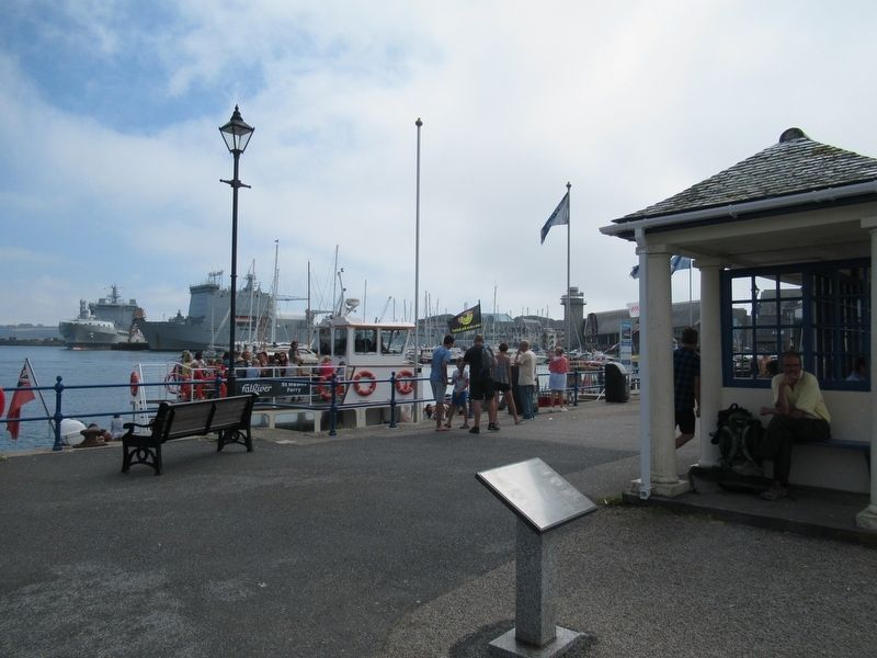 The Port of Falmouth Marker. Click for full size. The Port of Falmouth Marker image. Click for full size.