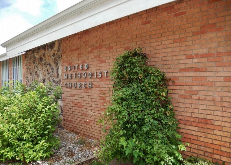 Oscoda United Methodist Church (<i>west side view</i>). Click for full size. Oscoda United Methodist Church (<i>west side view</i>) image. Click for full size.
