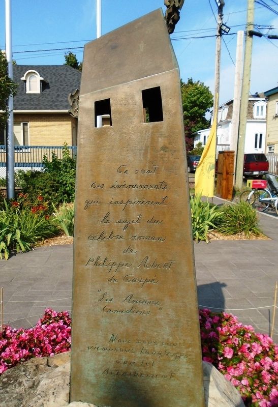 Les Anciens Canadiens / The Canadians of Old Marker. Click for full size. Les Anciens Canadiens / The Canadians of Old Marker image. Click for full size.