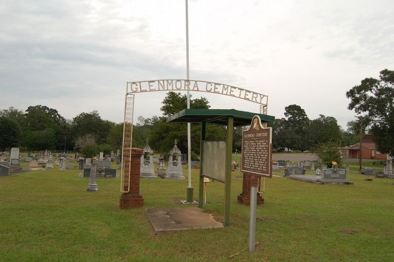 Glenmora Cemetery Marker image. Click for full size.