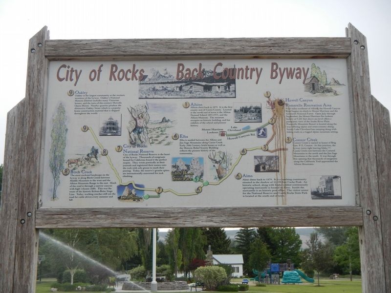 City of Rocks Back Country Byway image. Click for full size.