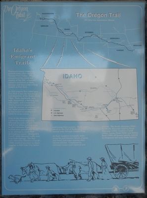 Idaho's Emigrant Trail panel image. Click for full size.
