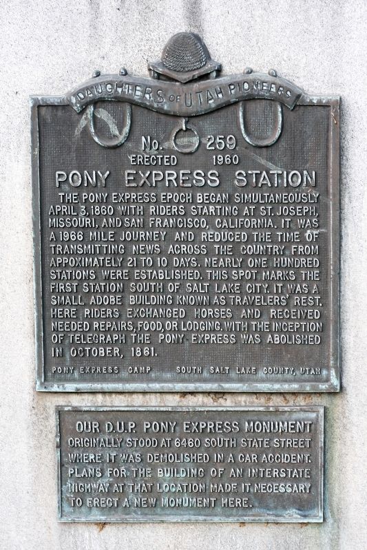 Pony Express Station Marker image. Click for full size.