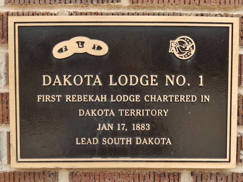 Dakota Rebekah Lodge Marker image. Click for full size.
